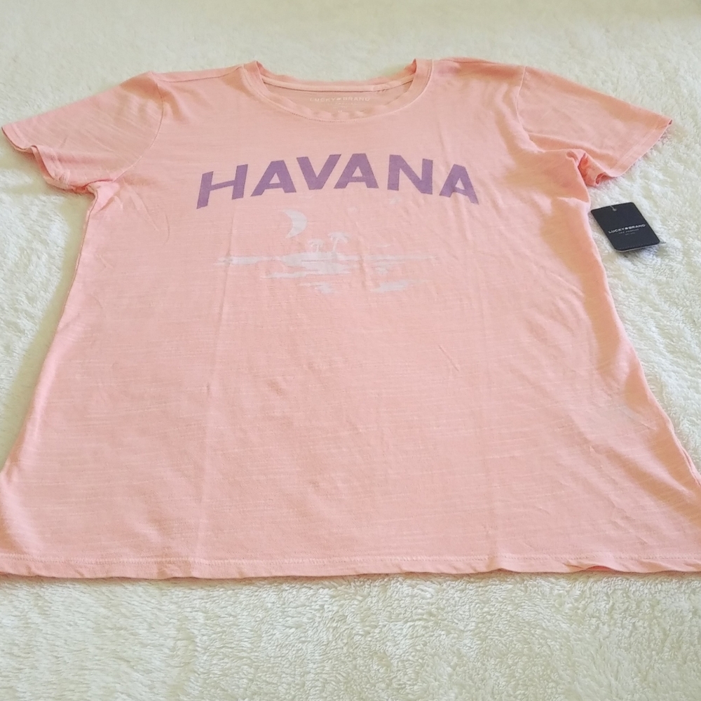 Lucky🍀 Brand "HAVANA"🇨🇺 Graphic Tee - NWT - Picture 11 of 13